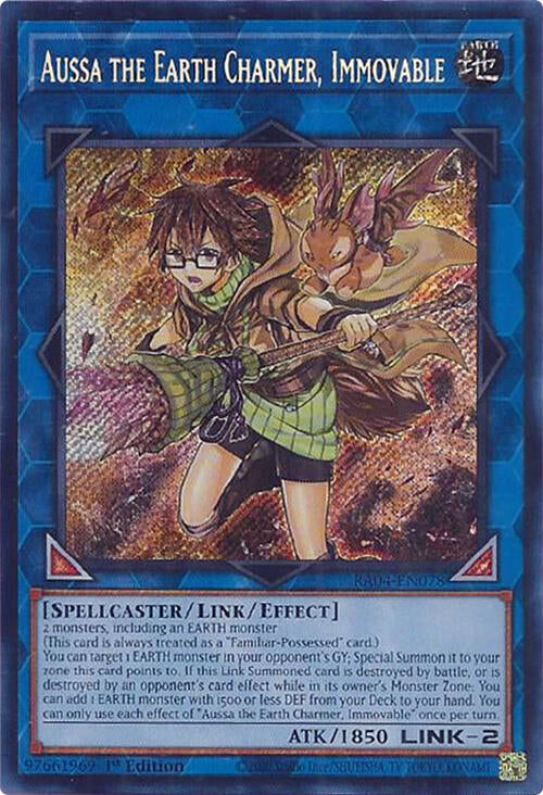 Aussa the Earth Charmer, Immovable [RA04-EN078] Secret Rare | Total Play