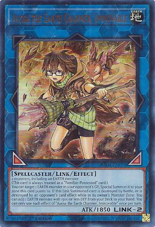 Aussa the Earth Charmer, Immovable [RA04-EN078] Ultra Rare | Total Play