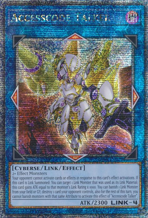 Accesscode Talker (New Art) [RA04-EN079] Quarter Century Secret Rare | Total Play