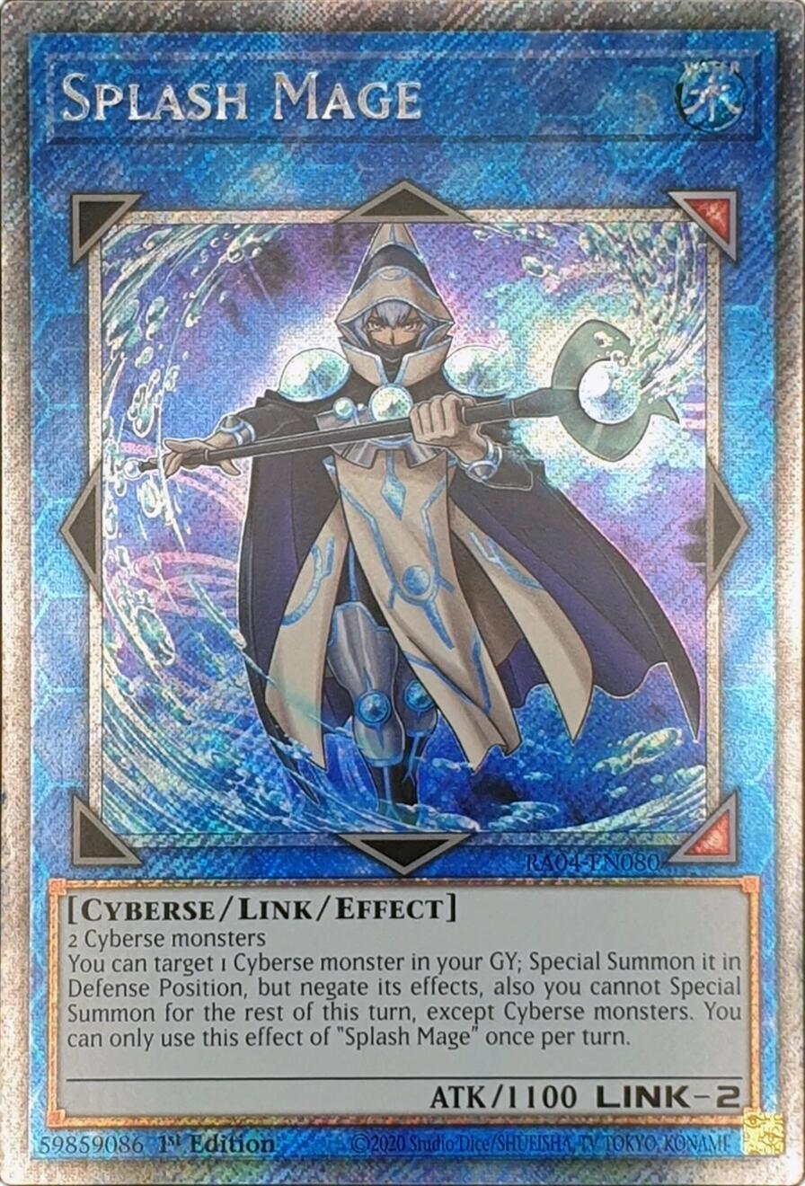 Splash Mage [RA04-EN080] Platinum Secret Rare | Total Play