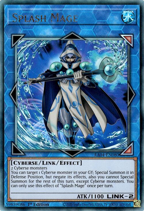 Splash Mage [RA04-EN080] Prismatic Ultimate Rare | Total Play