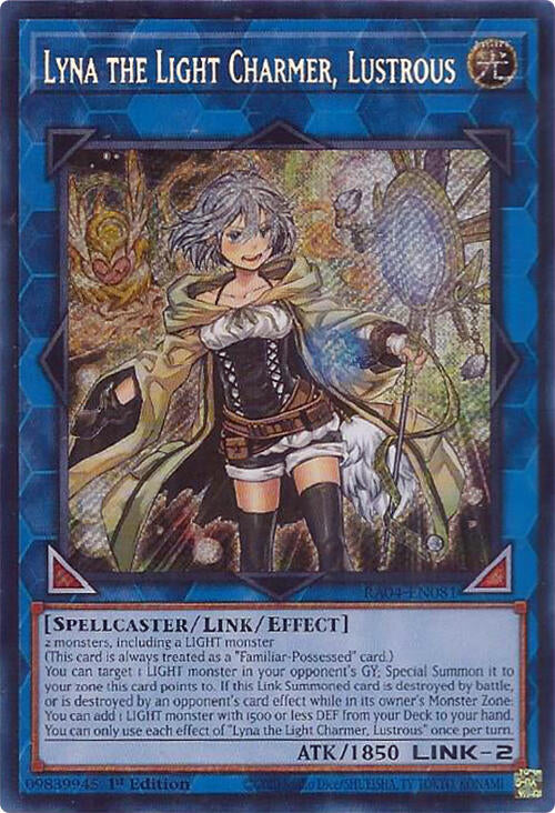 Lyna the Light Charmer, Lustrous [RA04-EN081] Secret Rare | Total Play