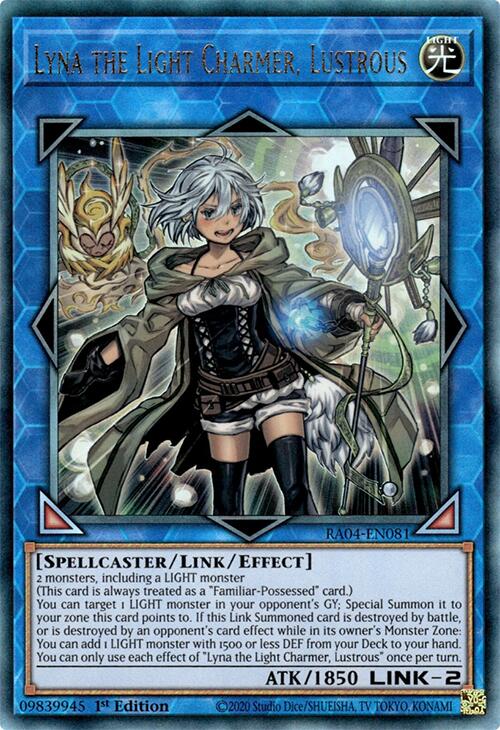 Lyna the Light Charmer, Lustrous [RA04-EN081] Prismatic Ultimate Rare | Total Play