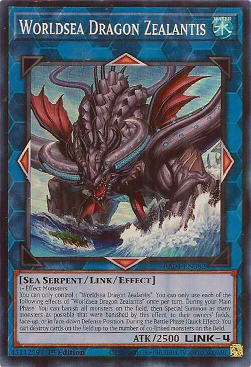 Worldsea Dragon Zealantis [RA04-EN082] Super Rare | Total Play