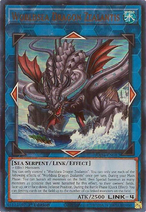 Worldsea Dragon Zealantis [RA04-EN082] Ultra Rare | Total Play