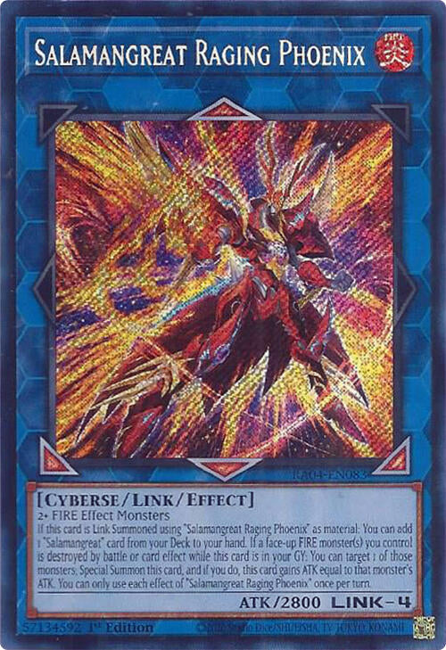 Salamangreat Raging Phoenix [RA04-EN083] Secret Rare | Total Play