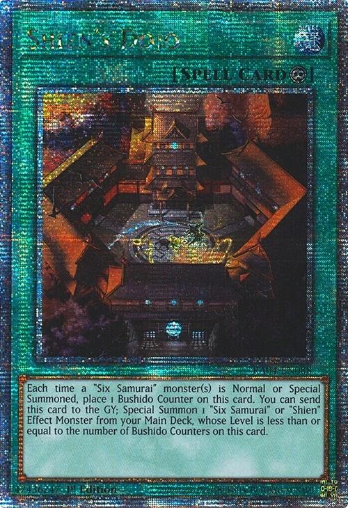 Shien's Dojo [RA04-EN088] Quarter Century Secret Rare | Total Play