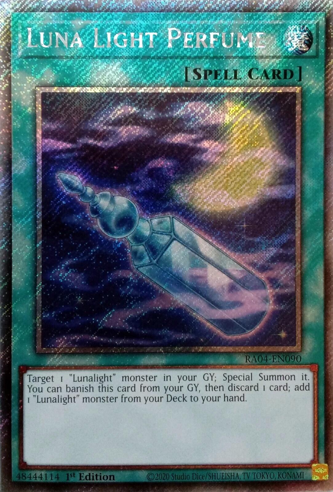 Luna Light Perfume [RA04-EN090] Platinum Secret Rare | Total Play