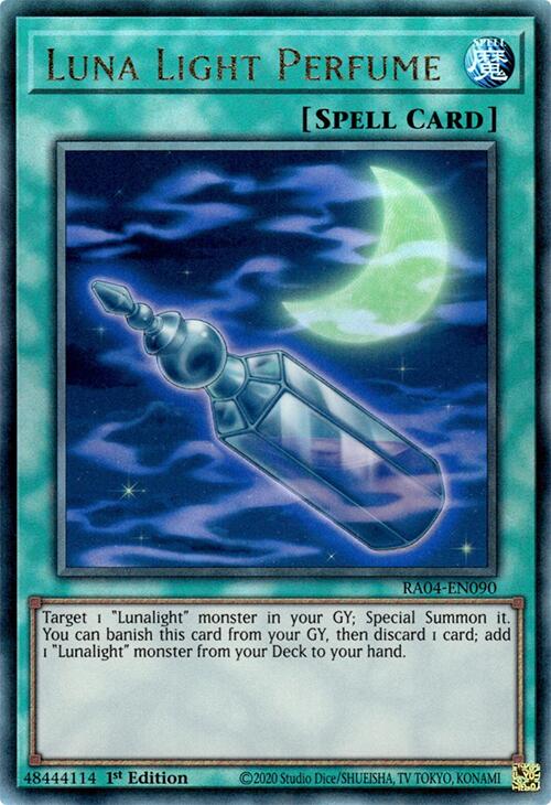 Luna Light Perfume [RA04-EN090] Prismatic Ultimate Rare | Total Play