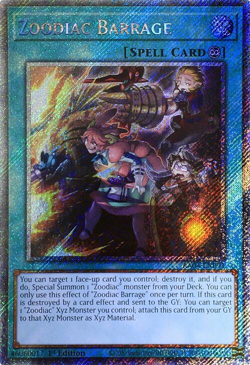 Zoodiac Barrage [RA04-EN091] Platinum Secret Rare | Total Play