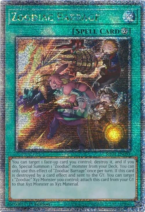 Zoodiac Barrage [RA04-EN091] Quarter Century Secret Rare | Total Play