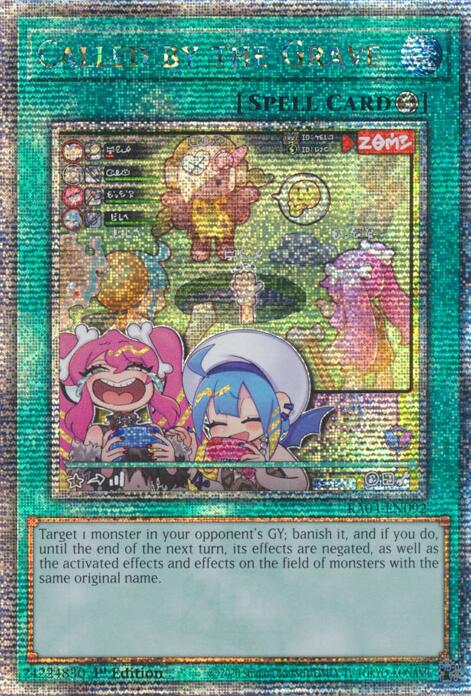 Called by the Grave (New Art) [RA04-EN092] Quarter Century Secret Rare | Total Play