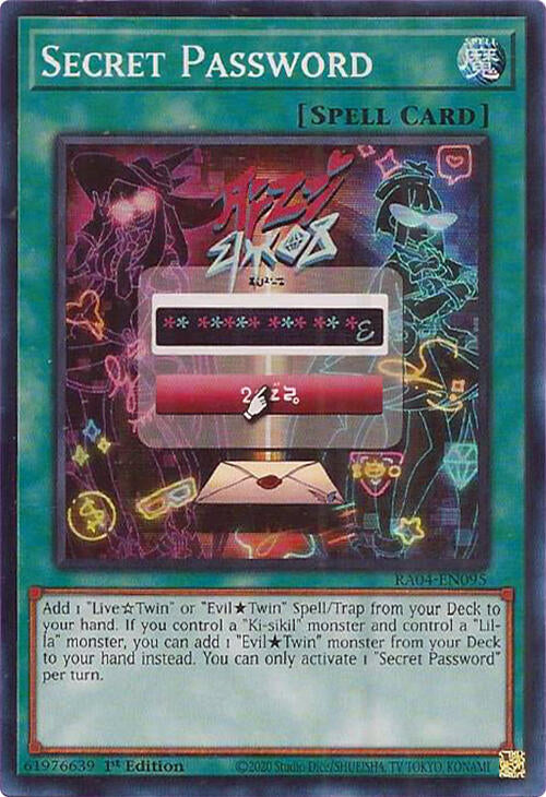 Secret Password [RA04-EN095] Super Rare | Total Play
