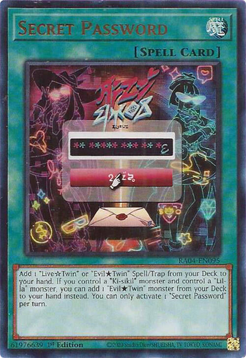 Secret Password [RA04-EN095] Ultra Rare | Total Play