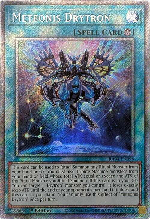 Meteonis Drytron [RA04-EN096] Platinum Secret Rare | Total Play