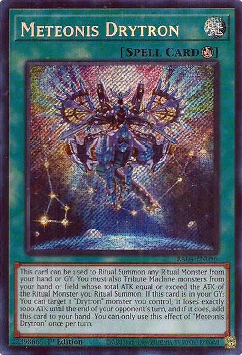Meteonis Drytron [RA04-EN096] Secret Rare | Total Play