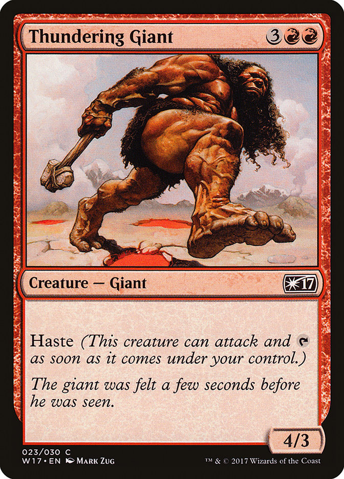 Thundering Giant [Welcome Deck 2017] | Total Play