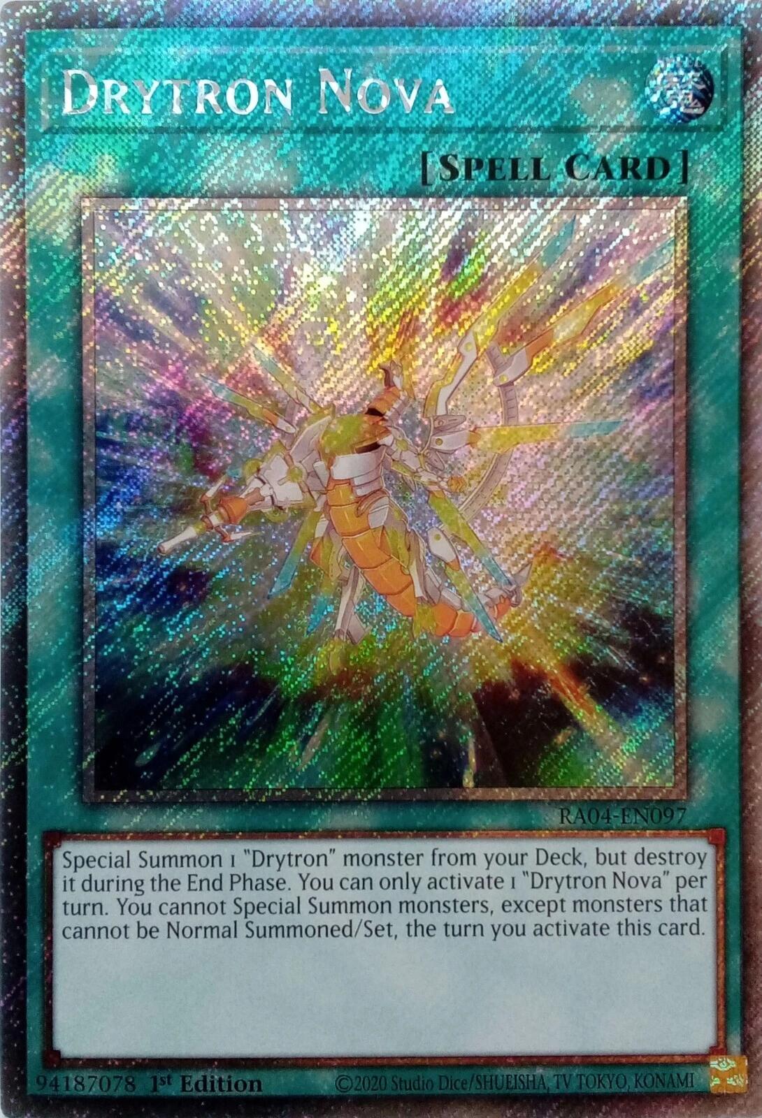 Drytron Nova [RA04-EN097] Platinum Secret Rare | Total Play