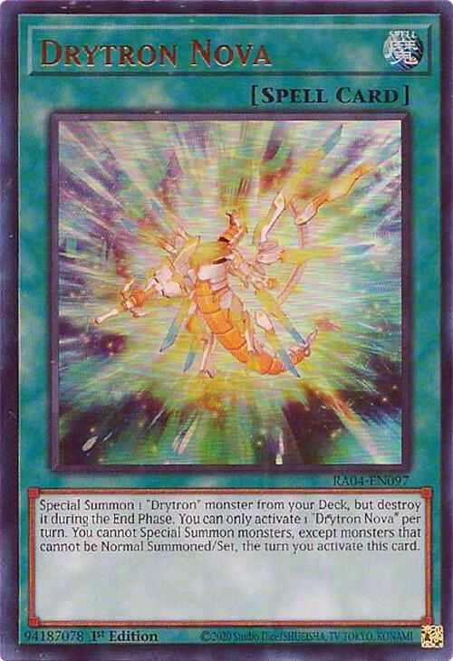 Drytron Nova [RA04-EN097] Ultra Rare | Total Play