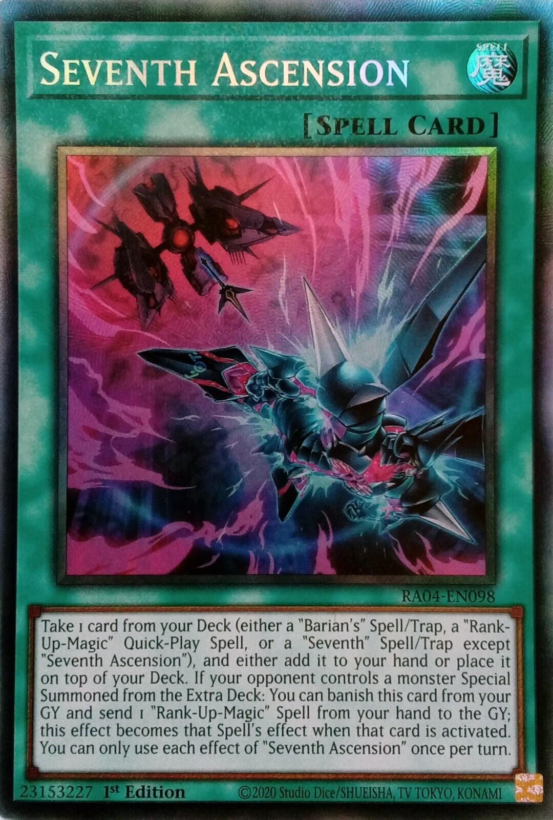 Seventh Ascension [RA04-EN098] Prismatic Collector's Rare | Total Play