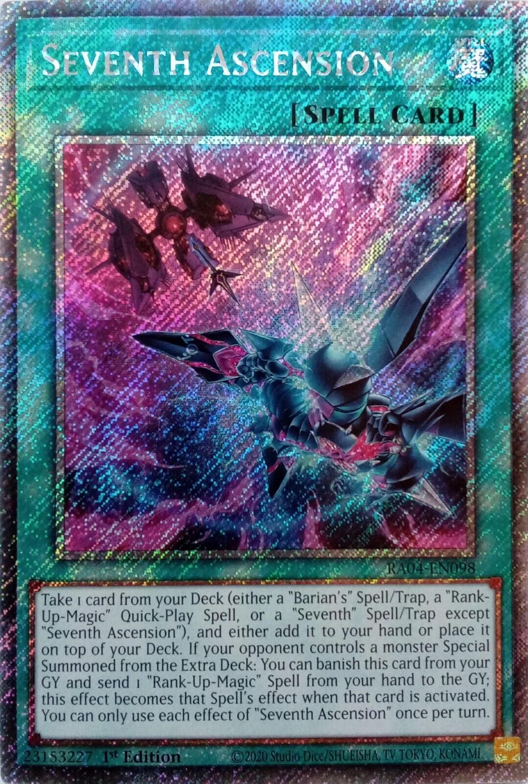 Seventh Ascension [RA04-EN098] Platinum Secret Rare | Total Play