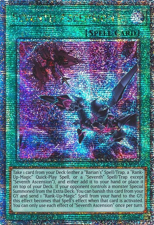 Seventh Ascension [RA04-EN098] Quarter Century Secret Rare | Total Play