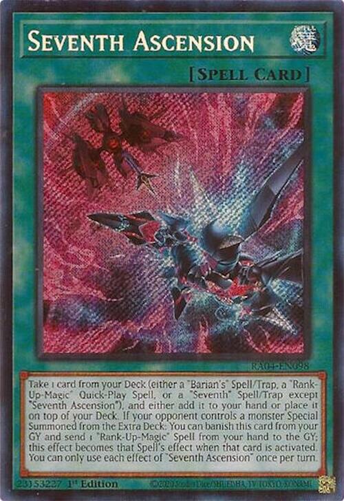 Seventh Ascension [RA04-EN098] Secret Rare | Total Play