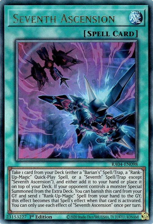 Seventh Ascension [RA04-EN098] Prismatic Ultimate Rare | Total Play