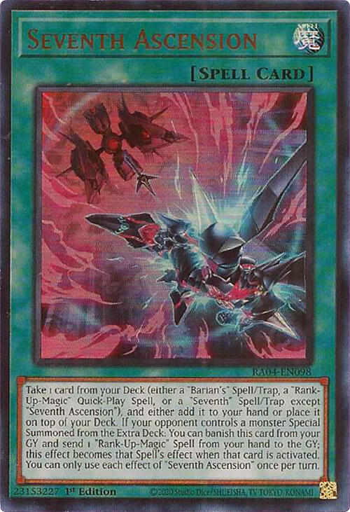 Seventh Ascension [RA04-EN098] Ultra Rare | Total Play