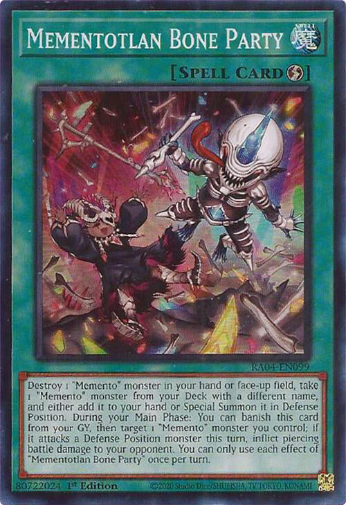 Mementotlan Bone Party [RA04-EN099] Super Rare | Total Play