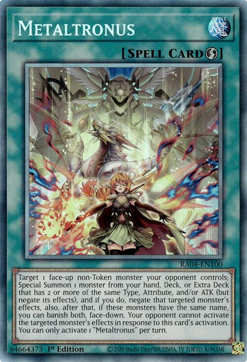 Metaltronus [RA04-EN100] Prismatic Collector's Rare | Total Play