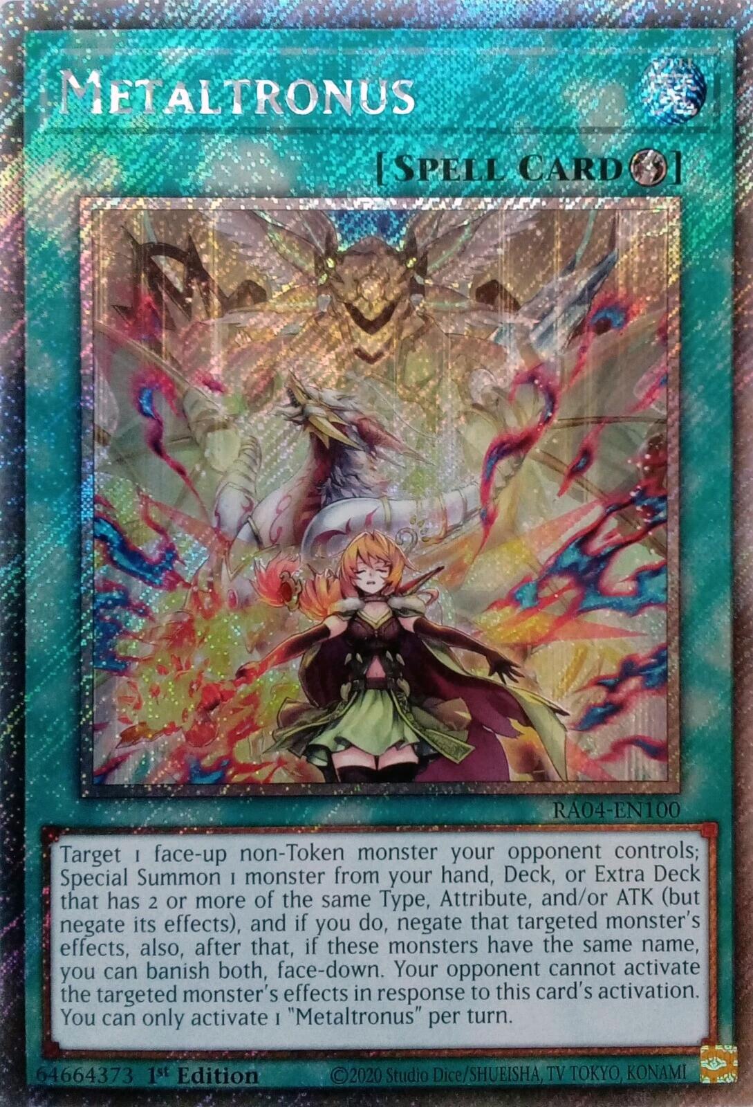 Metaltronus [RA04-EN100] Platinum Secret Rare | Total Play