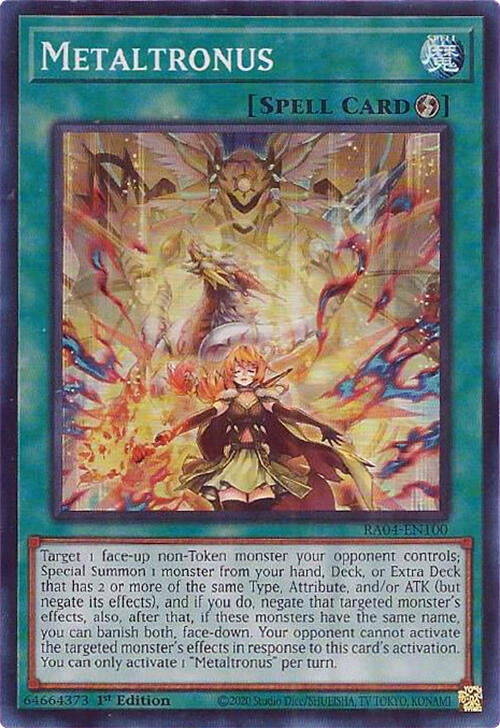 Metaltronus [RA04-EN100] Super Rare | Total Play