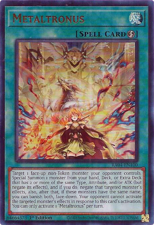 Metaltronus [RA04-EN100] Ultra Rare | Total Play