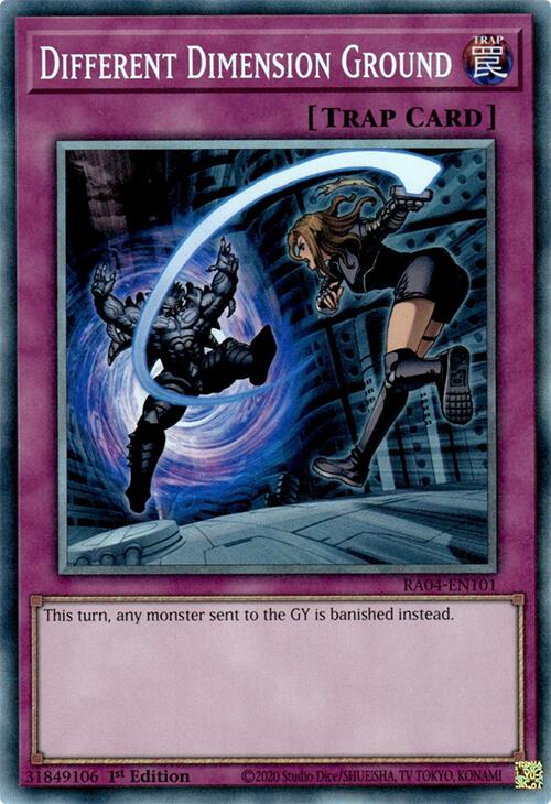 Different Dimension Ground [RA04-EN101] Prismatic Collector's Rare | Total Play
