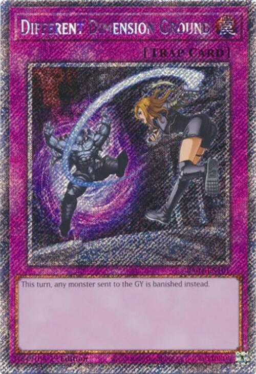 Different Dimension Ground [RA04-EN101] Platinum Secret Rare | Total Play