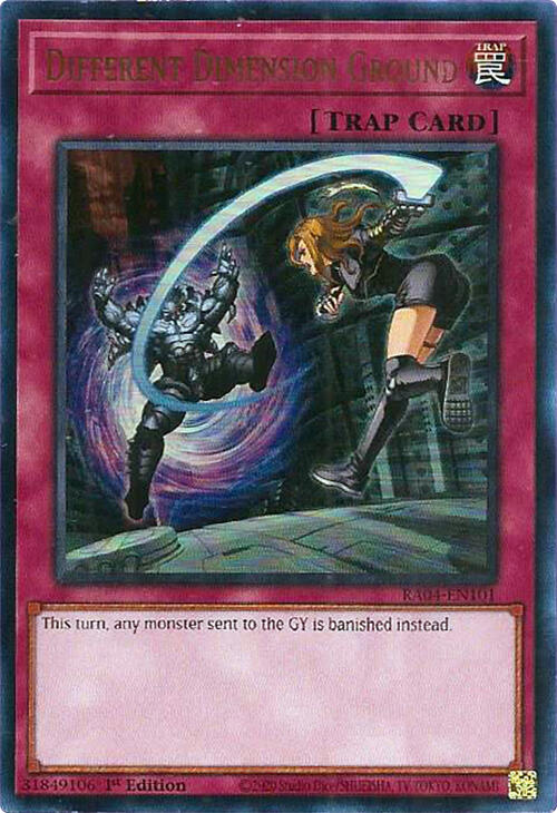 Different Dimension Ground [RA04-EN101] Ultra Rare | Total Play