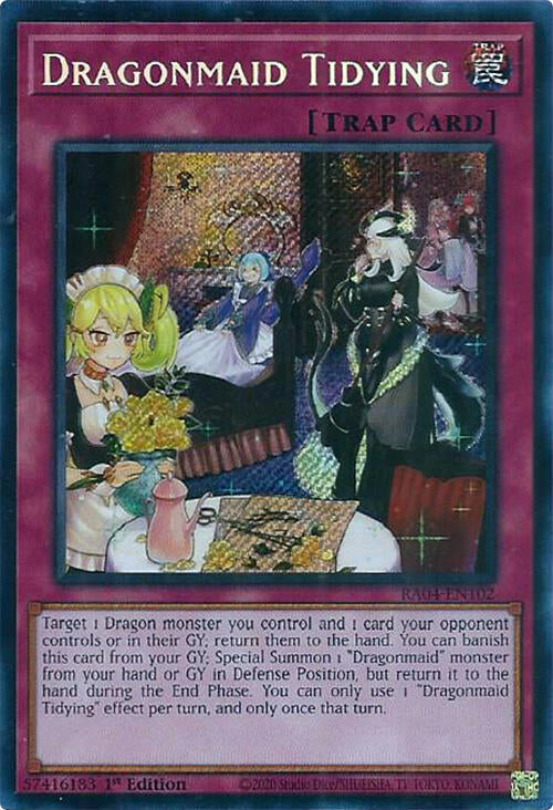 Dragonmaid Tidying [RA04-EN102] Secret Rare | Total Play