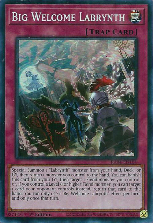 Big Welcome Labrynth [RA04-EN104] Super Rare | Total Play