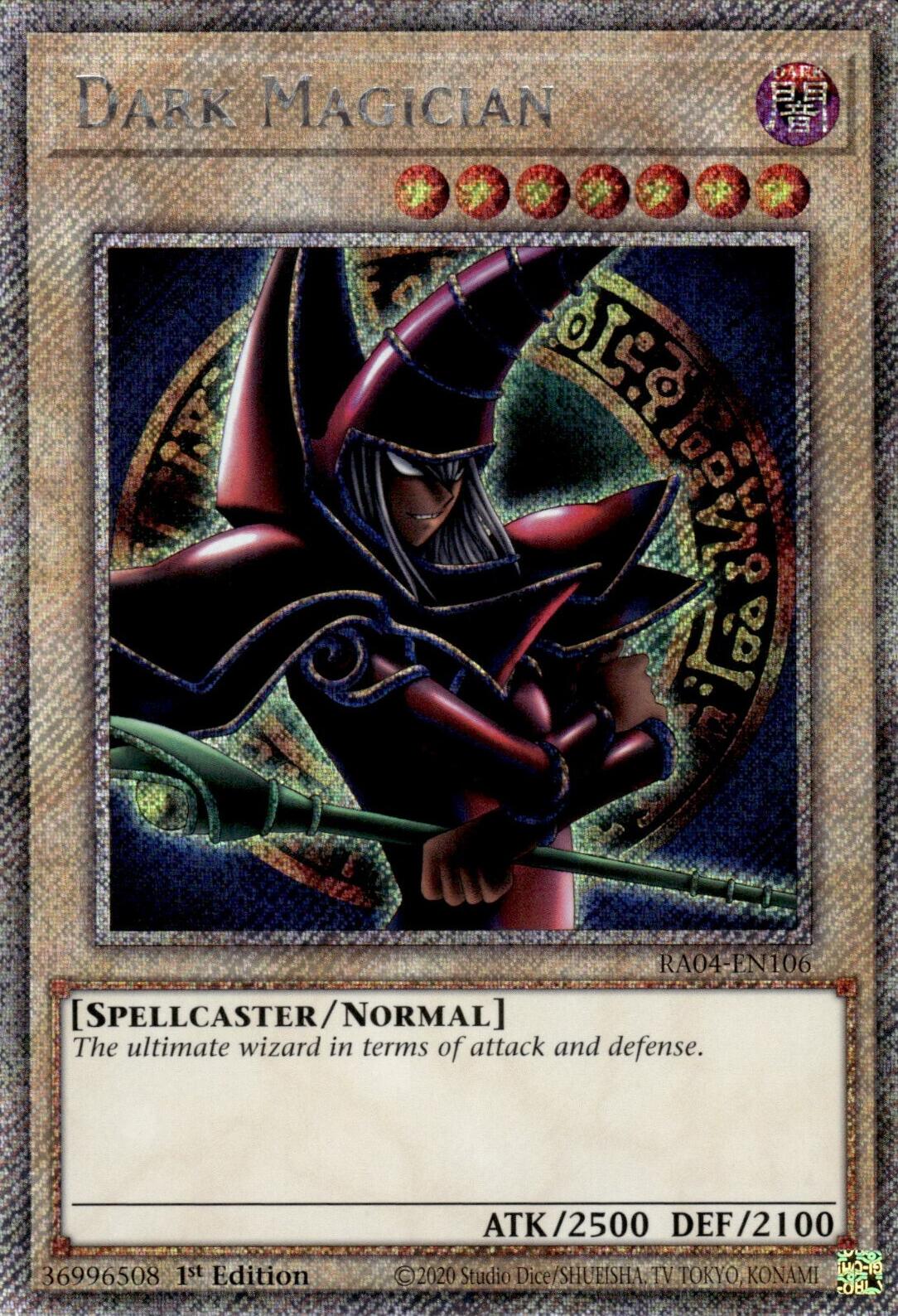 Dark Magician (Arkana) [RA04-EN106] Platinum Secret Rare | Total Play
