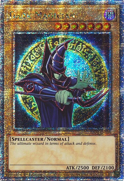 Dark Magician (9th Art) [RA04-EN106] Quarter Century Secret Rare | Total Play