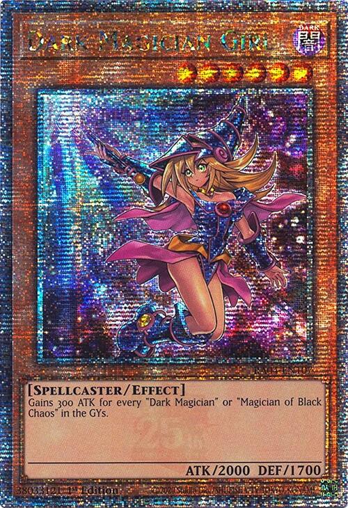 Dark Magician Girl (7th Art) [RA04-EN107] Quarter Century Secret Rare | Total Play