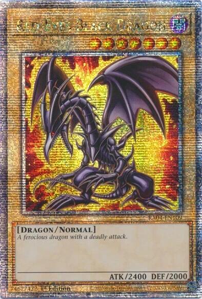 Red-Eyes Black Dragon (7th Art) [RA04-EN109] Quarter Century Secret Rare | Total Play