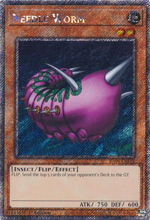 Needle Worm [RA04-EN112] Platinum Secret Rare | Total Play