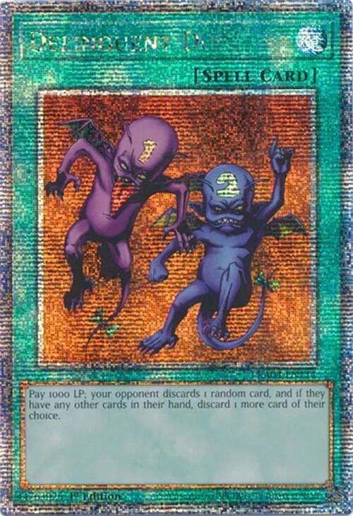 Delinquent Duo [RA04-EN114] Quarter Century Secret Rare | Total Play