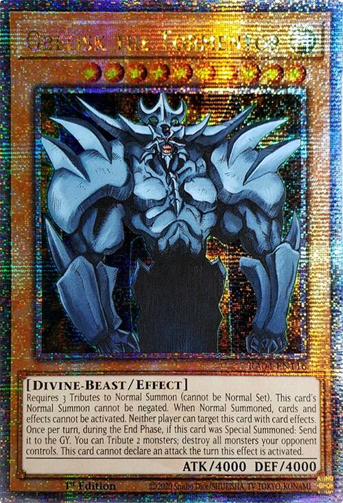 Obelisk the Tormentor [RA04-EN116] Quarter Century Secret Rare | Total Play