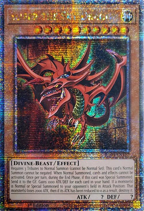 Slifer the Sky Dragon [RA04-EN117] Quarter Century Secret Rare | Total Play