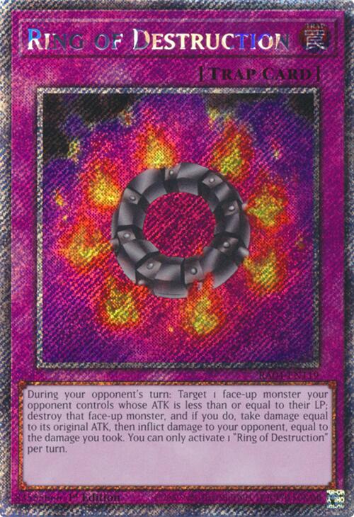 Ring of Destruction [RA04-EN119] Platinum Secret Rare | Total Play