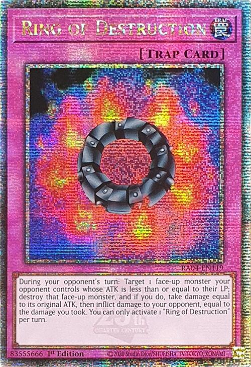 Ring of Destruction [RA04-EN119] Quarter Century Secret Rare | Total Play