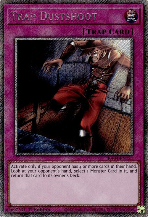 Trap Dustshoot [RA04-EN121] Platinum Secret Rare | Total Play